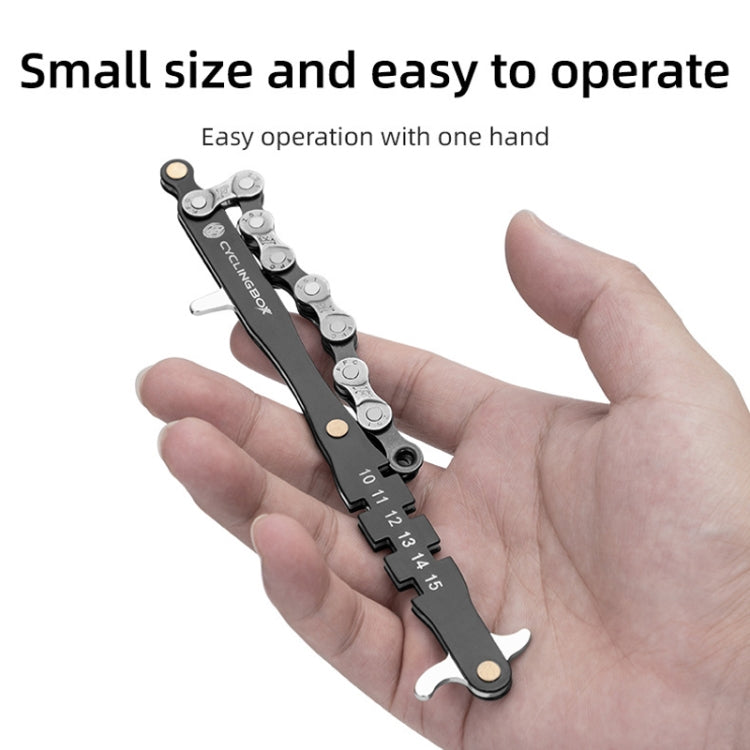 CYCLINGBOX BG-201401 Bicycle Repair Flywheel Disassembly Wrench Mountain Bike Portable Fast Repair Wrench(Black) - Maintenance tools by buy2fix | Online Shopping UK | buy2fix
