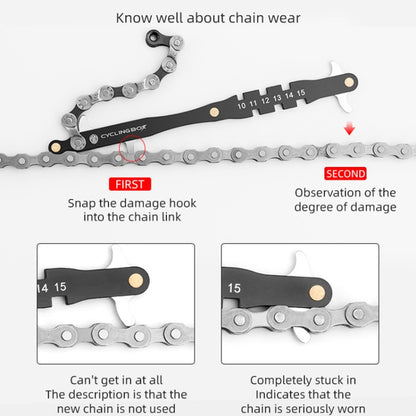 CYCLINGBOX BG-201401 Bicycle Repair Flywheel Disassembly Wrench Mountain Bike Portable Fast Repair Wrench(Black) - Maintenance tools by buy2fix | Online Shopping UK | buy2fix