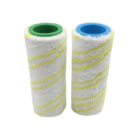 1 Pair HJ-PJ-0118 Washing Machine Accessories Cleaning Brush Roller Set For Ka/Rcher FC3D FC5 - Other Accessories by buy2fix | Online Shopping UK | buy2fix