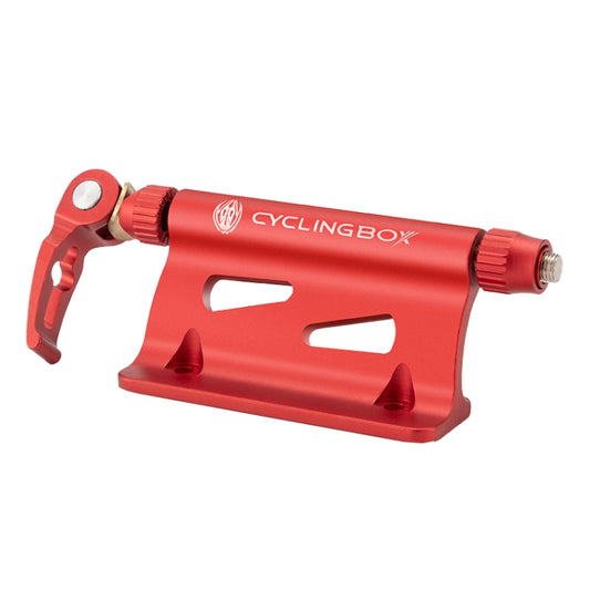 CYCLINGBOX BG-0171 Bike Aluminum Portable Quick-Removal Front Fork Fixed Frame Rear Hanging Frame Car Top Fixture Equipment(Red) by buy2fix
