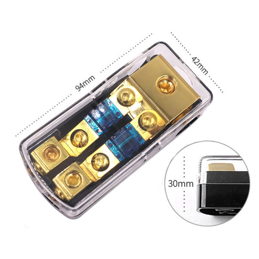 Car Audio Modification Fuse Holder Fuse Liner Fuse Splitter, Specification: 1 In 2 Out - Fuse by buy2fix | Online Shopping UK | buy2fix