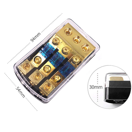 Car Audio Modification Fuse Holder Fuse Liner Fuse Splitter, Specification: 1 In 3 Out - Fuse by buy2fix | Online Shopping UK | buy2fix