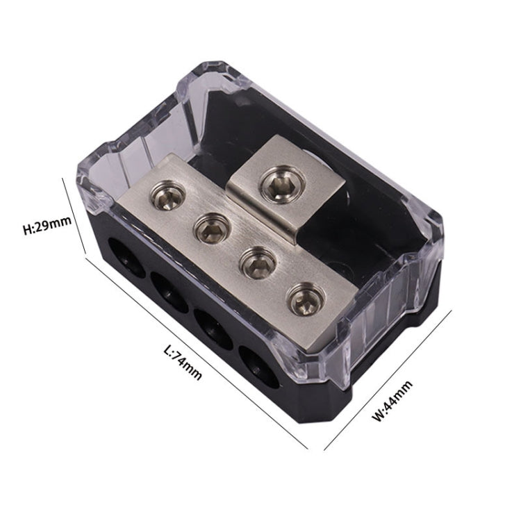 Car Audio Power Amplifier One Point Four Junction Box Hub Splitter(DB29) - Car Amplifiers by buy2fix | Online Shopping UK | buy2fix