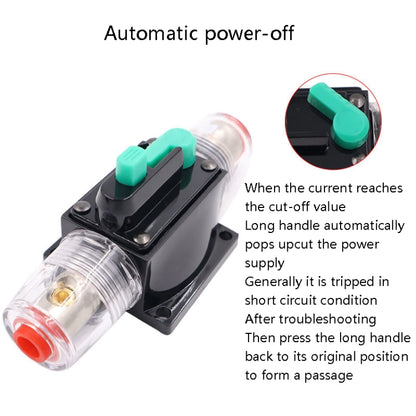 CB9 Car Audio Insurance RV Yacht Circuit Breaker Switch Short Circuit Overload Protection Switch, Specification: 10A - Fuse by buy2fix | Online Shopping UK | buy2fix