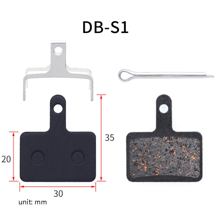 3 Pairs Mountain Bike Semi-Metallic Brake Pads M355 Oil Disc BB5 Resin Disc Brakes, Bagged(DB-S1) by buy2fix