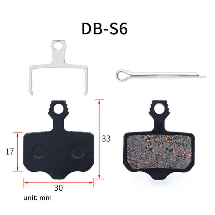 3 Pairs Mountain Bike Semi-Metallic Brake Pads M355 Oil Disc BB5 Resin Disc Brakes, Bagged(DB-S6) - Bicycle Brake Parts by buy2fix | Online Shopping UK | buy2fix