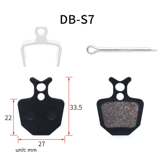 3 Pairs Mountain Bike Semi-Metallic Brake Pads M355 Oil Disc BB5 Resin Disc Brakes, Bagged(DB-S7) - Bicycle Brake Parts by buy2fix | Online Shopping UK | buy2fix