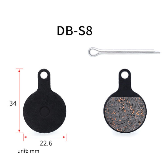 3 Pairs Mountain Bike Semi-Metallic Brake Pads M355 Oil Disc BB5 Resin Disc Brakes, Bagged(DB-S8) - Bicycle Brake Parts by buy2fix | Online Shopping UK | buy2fix