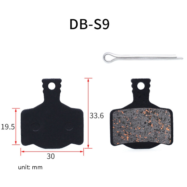 3 Pairs Mountain Bike Semi-Metallic Brake Pads M355 Oil Disc BB5 Resin Disc Brakes, Bagged(DB-S9) by buy2fix