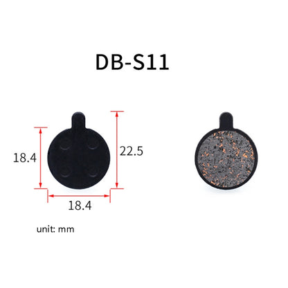 3 Pairs Mountain Bike Semi-Metallic Brake Pads M355 Oil Disc BB5 Resin Disc Brakes, Bagged(DB-S11) by buy2fix