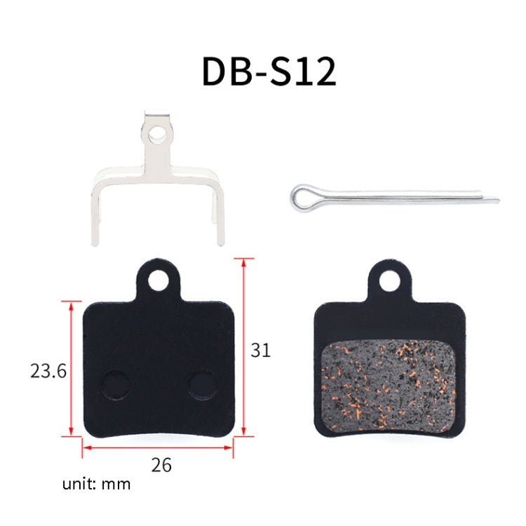 3 Pairs Mountain Bike Semi-Metallic Brake Pads M355 Oil Disc BB5 Resin Disc Brakes, Bagged(DB-S12) by buy2fix
