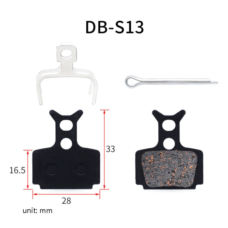 3 Pairs Mountain Bike Semi-Metallic Brake Pads M355 Oil Disc BB5 Resin Disc Brakes, Bagged(DB-S13) by buy2fix