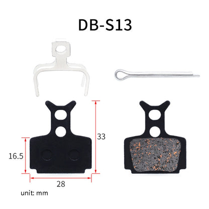 3 Pairs Mountain Bike Semi-Metallic Brake Pads M355 Oil Disc BB5 Resin Disc Brakes, Bagged(DB-S13) by buy2fix