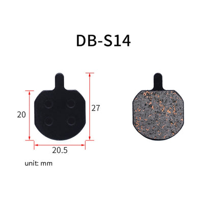 3 Pairs Mountain Bike Semi-Metallic Brake Pads M355 Oil Disc BB5 Resin Disc Brakes, Bagged(DB-S14) by buy2fix