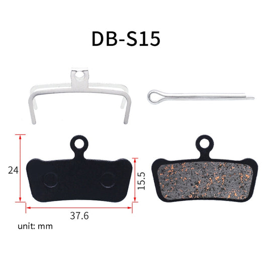 3 Pairs Mountain Bike Semi-Metallic Brake Pads M355 Oil Disc BB5 Resin Disc Brakes, Bagged(DB-S15) - Bicycle Brake Parts by buy2fix | Online Shopping UK | buy2fix