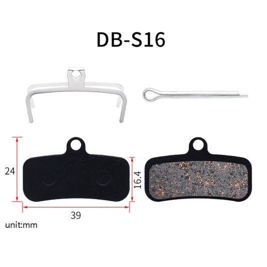 3 Pairs Mountain Bike Semi-Metallic Brake Pads M355 Oil Disc BB5 Resin Disc Brakes, Bagged(DB-S16) - Bicycle Brake Parts by buy2fix | Online Shopping UK | buy2fix