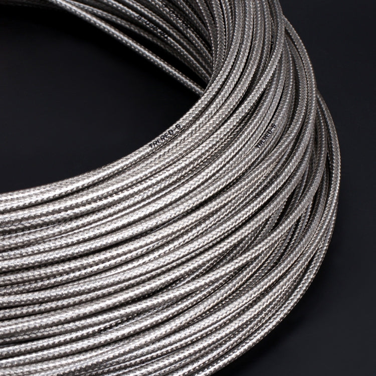 TRLREQ ZH209 Mountain Road Car Bicycle 5mm Braided Tube, Style: 3m Variable Speed(Titanium Color) by buy2fix