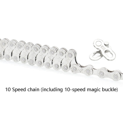 Mountain Road Bike Chain Electroplating Chain, Specification: 10 Speed - Bicycle Chains & Rounds by buy2fix | Online Shopping UK | buy2fix