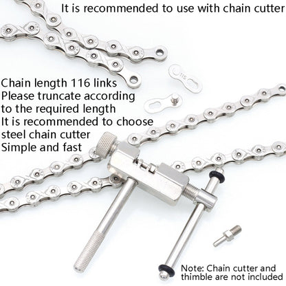 Mountain Road Bike Chain Electroplating Chain, Specification: 10 Speed - Bicycle Chains & Rounds by buy2fix | Online Shopping UK | buy2fix