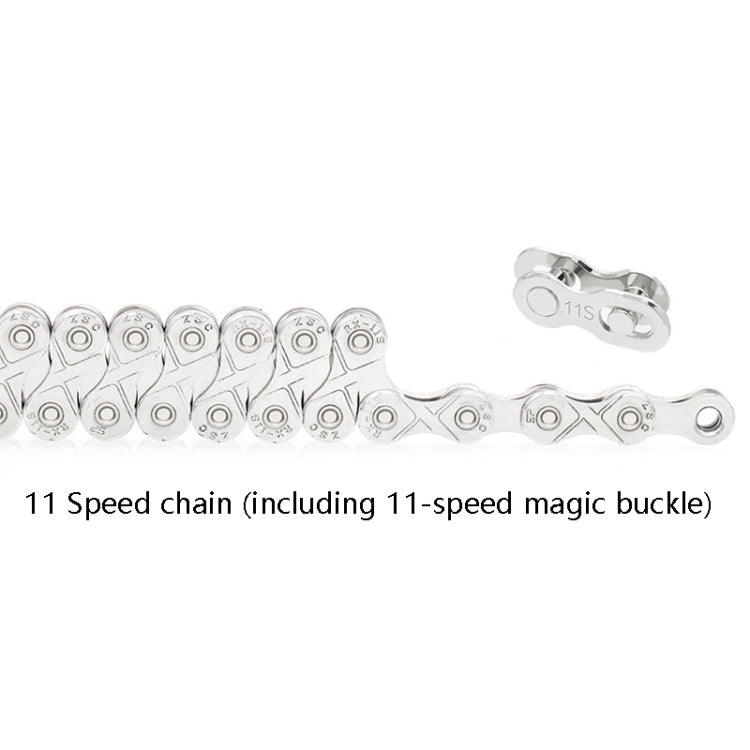 Mountain Road Bike Chain Electroplating Chain, Specification: 11 Speed - Bicycle Chains & Rounds by buy2fix | Online Shopping UK | buy2fix