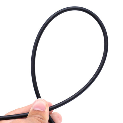 TRLREQ Mountain Bike Brake Tube 5mm Hydraulic Oil Disc Oil Brakes Braided Tube, Length: 3 PCS 1m (Black) by buy2fix