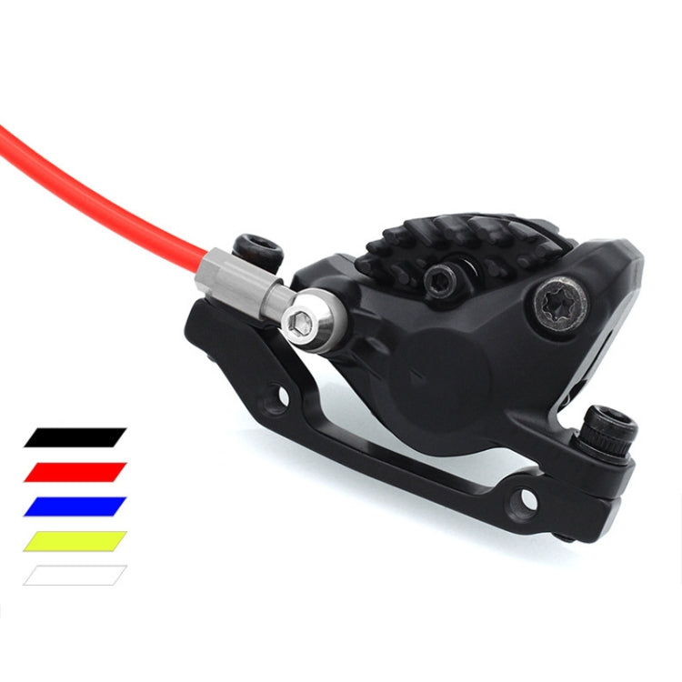 TRLREQ Mountain Bike Brake Tube 5mm Hydraulic Oil Disc Oil Brakes Braided Tube, Length: 3 PCS 1m (Blue) by buy2fix