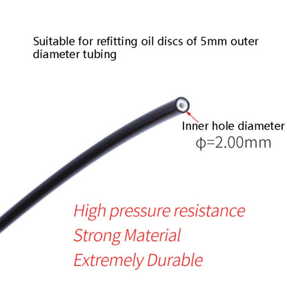 TRLREQ Mountain Bike Brake Tube 5mm Hydraulic Oil Disc Oil Brakes Braided Tube, Length: 3m (Green) - Bicycle Brake Parts by buy2fix | Online Shopping UK | buy2fix