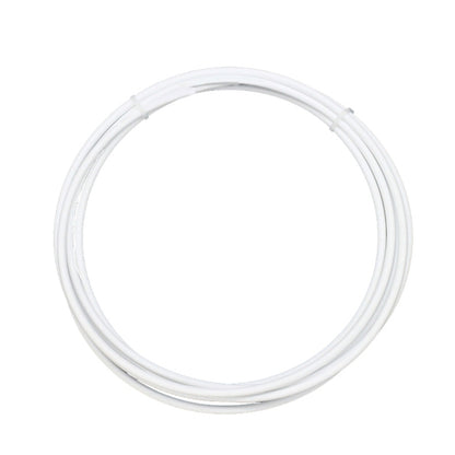 TRLREQ Mountain Bike Brake Tube 5mm Hydraulic Oil Disc Oil Brakes Braided Tube, Length: 3m (White) by buy2fix