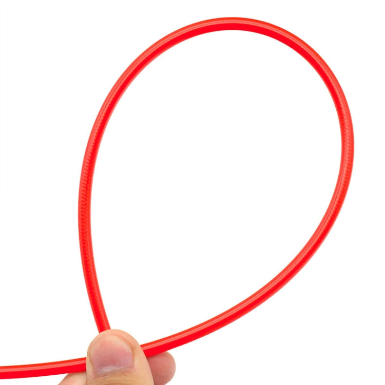 TRLREQ Mountain Bike Brake Tube 5mm Hydraulic Oil Disc Oil Brakes Braided Tube, Length: 3 PCS 1m (Red) by buy2fix