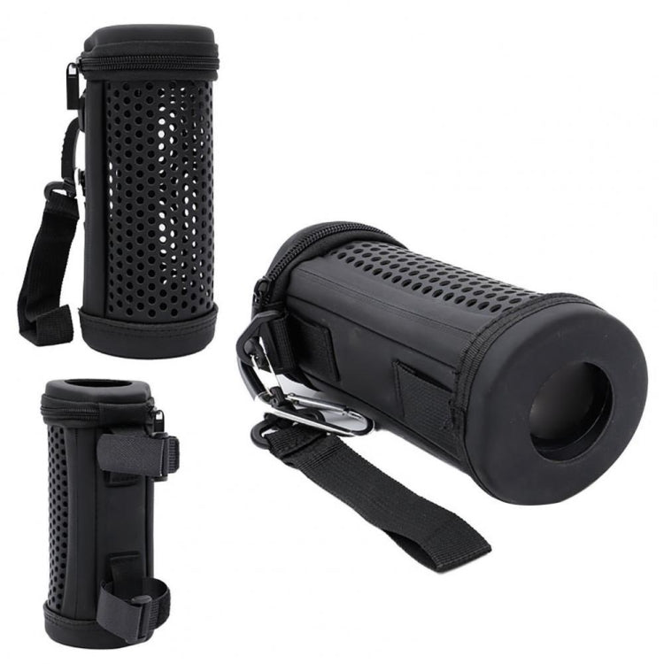 For JBL Flip 5 Bluetooth Speaker Storage Box Kaleidoscope Hollow Protective Cover(Black) - Protective Case by buy2fix | Online Shopping UK | buy2fix