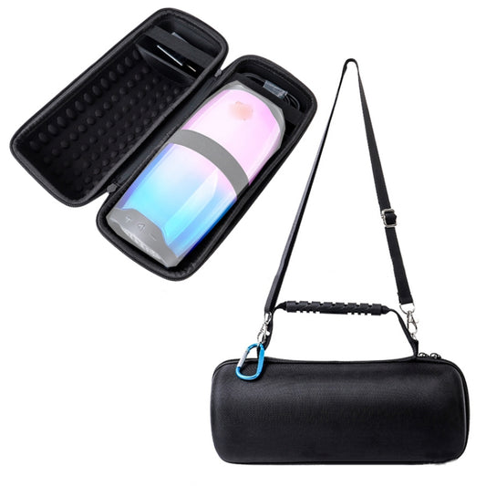 P403 For JBL Pulse 4 EVA Speaker Protective Cover Storage Box Outdoor Portable Bag With Shoulder Strap & Carabiner(Black) - Protective Case by buy2fix | Online Shopping UK | buy2fix
