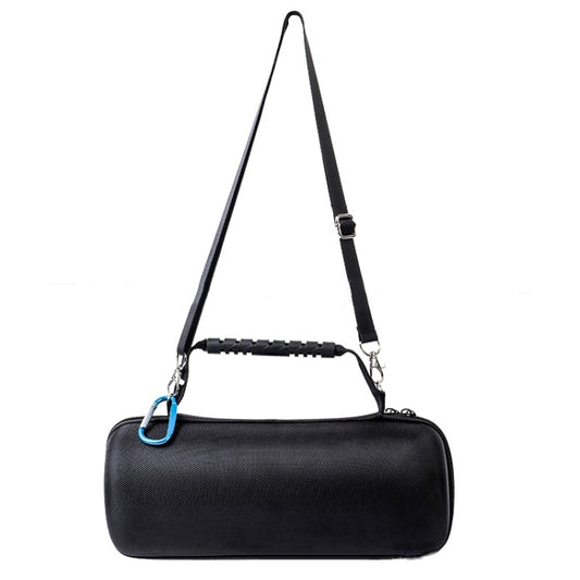 P403 For JBL Pulse 4 EVA Speaker Protective Cover Storage Box Outdoor Portable Bag With Shoulder Strap & Carabiner(Black) - Protective Case by buy2fix | Online Shopping UK | buy2fix