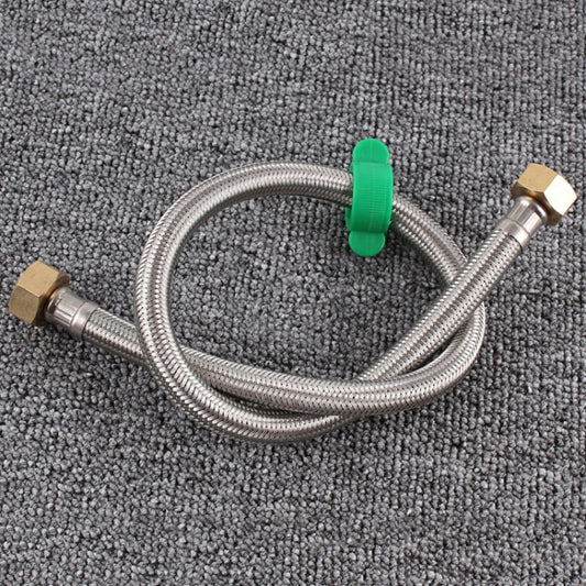 3m Copper Hat 304 Stainless Steel Metal Knitting Hose Toilet Water Heater Hot And Cold Water High Pressure Pipe 4/8 Inch DN15 Connecting Pipe - Water Heaters & Accessories by buy2fix | Online Shopping UK | buy2fix