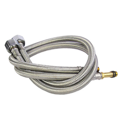 Weave Stainless Steel Flexible Plumbing Pipes Cold Hot Mixer Faucet Water Pipe Hoses High Pressure Inlet Pipe, Specification: 70cm 3.5cm Copper Rod - Water Heaters Parts by buy2fix | Online Shopping UK | buy2fix
