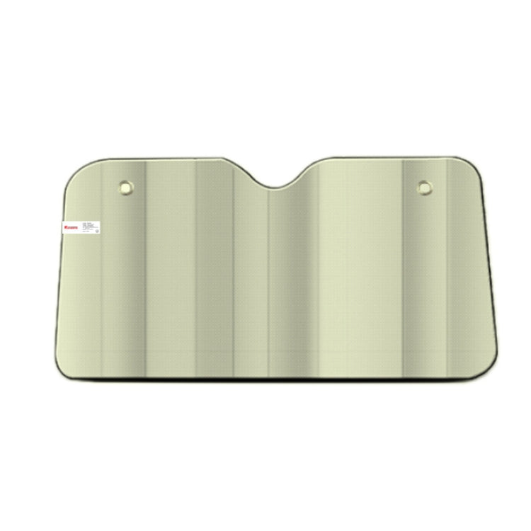 Aluminum Foil Five-Layer Thickening Car Sunscreen Heat Insulation Sun Visor 145x70cm Gold by buy2fix