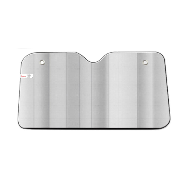 Aluminum Foil Five-Layer Thickening Car Sunscreen Heat Insulation Sun Visor 145x70cm Silver by buy2fix