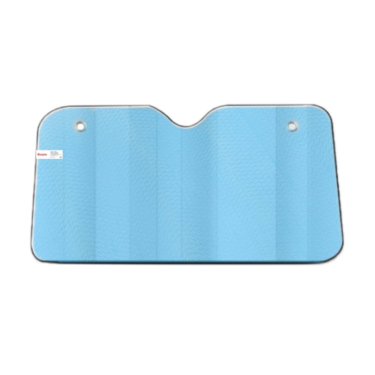 Aluminum Foil Five-Layer Thickening Car Sunscreen Heat Insulation Sun Visor 145x70cm Blue by buy2fix
