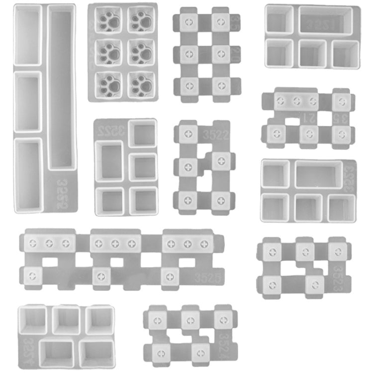 2 PCS DIY Keycap Silicone Mold OEM Mechanical Keyboard Silicone Mold, Style: MD3523 - Arts & Crafts by buy2fix | Online Shopping UK | buy2fix