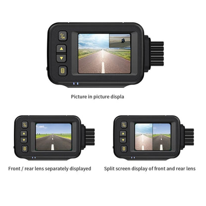 MT30 720P Waterproof Motorcycle Driving Recorder Locomotive Front And Rear Double Lens Recorder by buy2fix