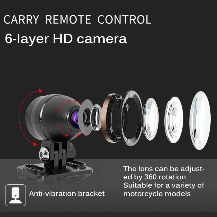 MT35B 1080P Waterproof HD Motorcycle Driving Recorder Mobile Phone Interconnection Locomotive Recorder by buy2fix