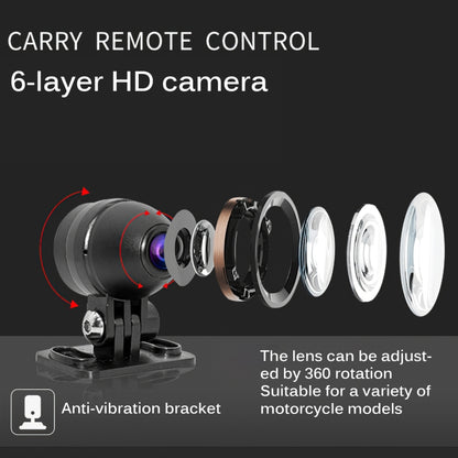 MT35B 1080P Waterproof HD Motorcycle Driving Recorder Mobile Phone Interconnection Locomotive Recorder by buy2fix