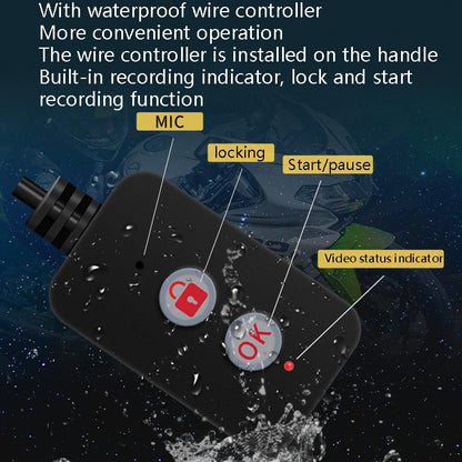 MT35B 1080P Waterproof HD Motorcycle Driving Recorder Mobile Phone Interconnection Locomotive Recorder by buy2fix