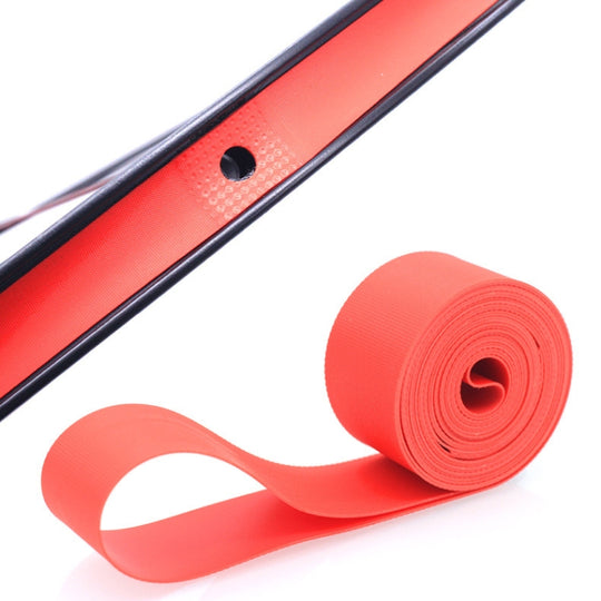 20 PCS Route VTT Anti-Stab Pneu Pad Ensemble De Roues De Vélo PVC Rayon Doublure Bande, Couleur: Rouge (26 pouces x 18 mm)