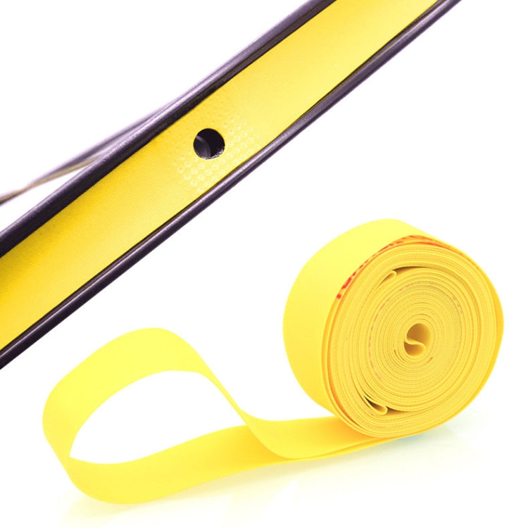10 PCS Road Mountain Bike Anti-Stab Tire Pad Bicycle Wheel Set PVC Spoke Lining Tape, Colour: Yellow(700C x 18mm) by buy2fix