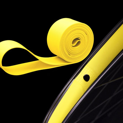 10 PCS Road Mountain Bike Anti-Stab Tire Pad Bicycle Wheel Set PVC Spoke Lining Tape, Colour: Yellow(700C x 18mm) by buy2fix