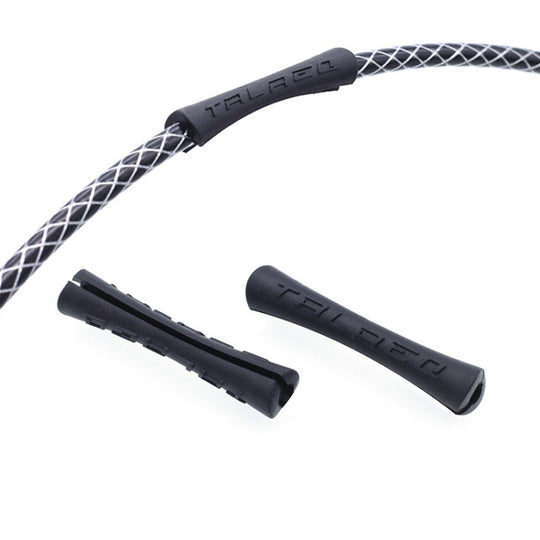 10 PCS TRLREQ Mountain Road Bicycle Frame Opening Protective Cover Variable Speed Brake Line Tube Car Paint Anti-Abrasion Rubber Cover(Black)