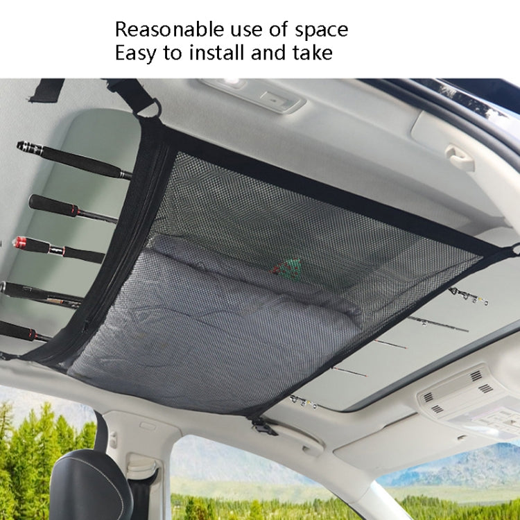 Adjustable Hanging Car Top Storage Bag Car Fishing Rod Rack(Storage Bag) by buy2fix