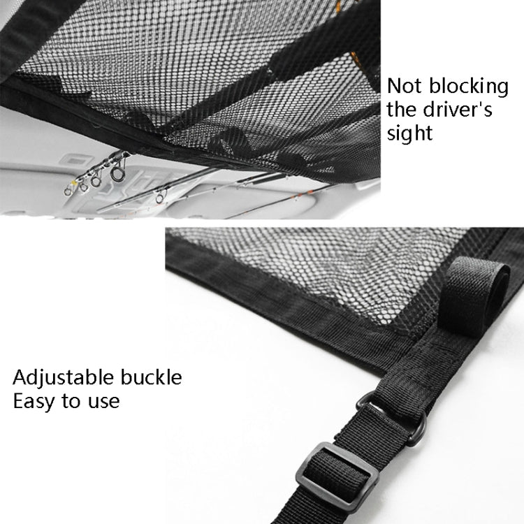 Adjustable Hanging Car Top Storage Bag Car Fishing Rod Rack(Storage Bag) by buy2fix