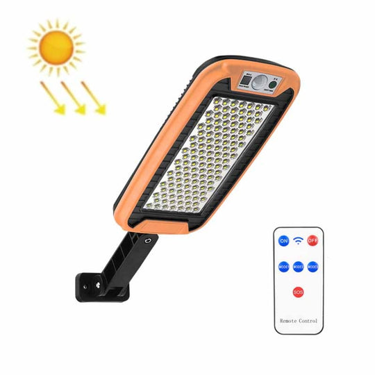 TG-TY07704 Diamond 124 LED Solar Outdoor Waterproof Wall Light Human Body Induction Garden Light Fence Lighting Street Light
