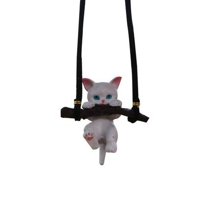 2 PCS Car Pendant Car Decoration Cat Pendant(Branches Cat) by buy2fix